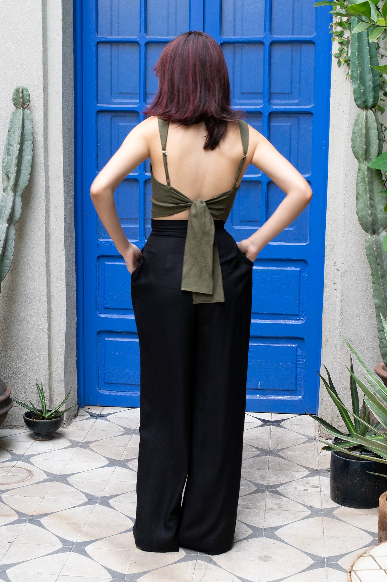 Pantalón Lirio de Bambú color Negro