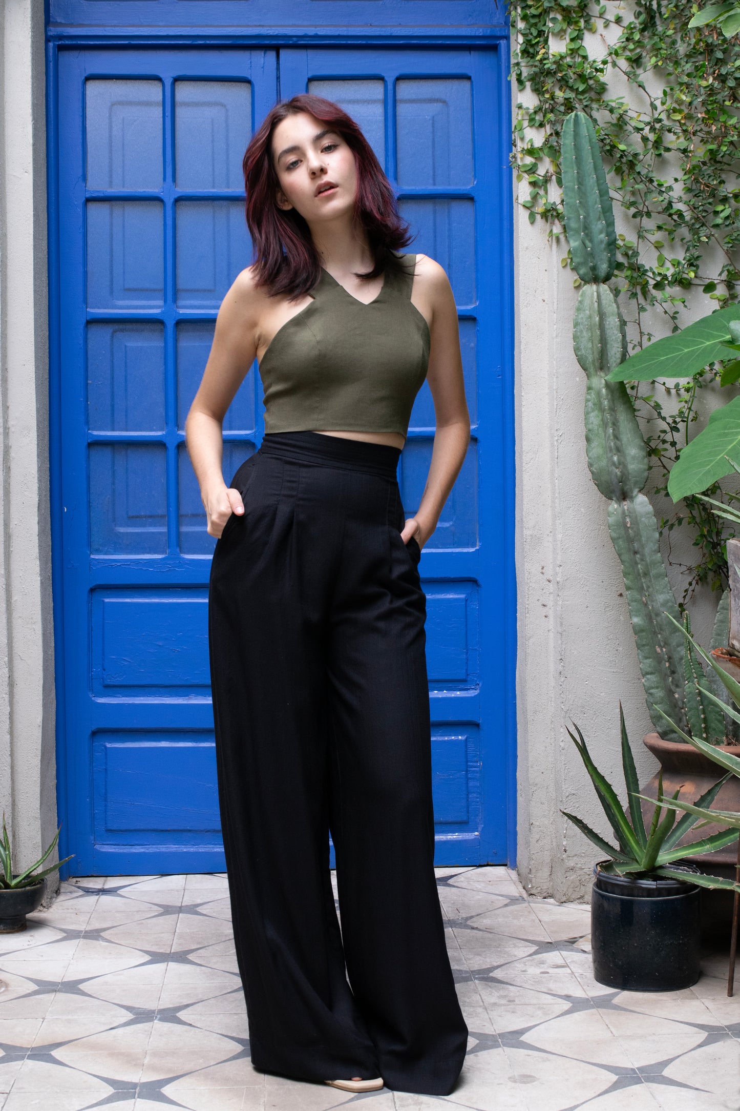 Pantalón Lirio de Bambú color Negro